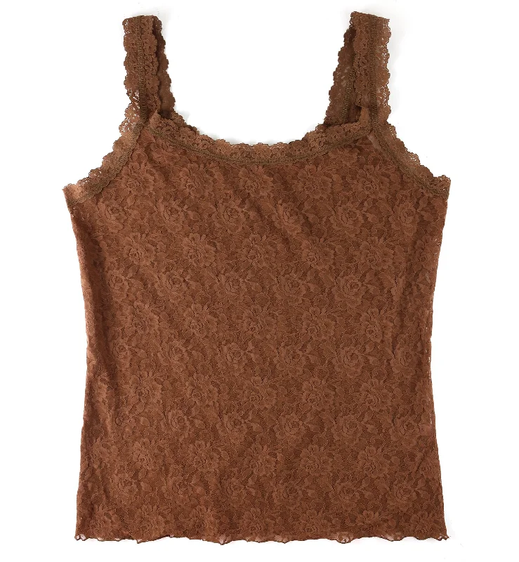 Hanky Panky Signature Lace Unlined Camisole PLUS (1390LX) - Macchiato