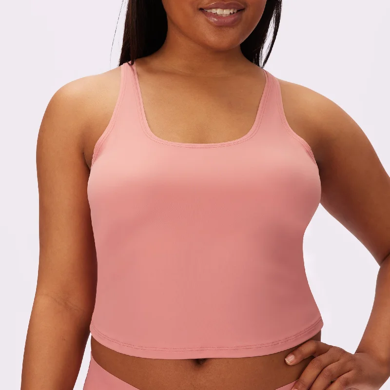 Scoop Neck Tank | Seamless Universal (Pink Canyon)