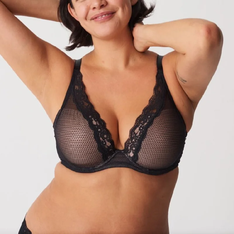Brooklyn Plunge Bra In Black - Passionata