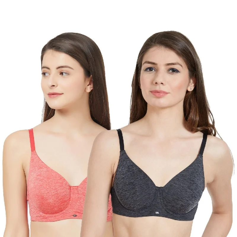 Full Coverage Non padded Wired Bra (PACK OF 2) CB-203
