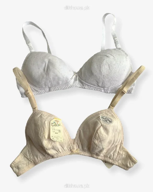 Imported Stocklot Branded Net Pushup Bra - Non Wired Bra - Non Padded Bra - Pack of 2 Imported Stocklot Branded Net Pushup Bra - Non Wired Bra - Non Padded Bra - Pack of 2