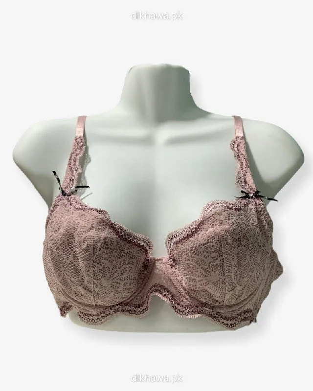 Imported Stocklot Branded Net Pushup Bra - Underwired Bra Non Padded Bra - Pack of 2 Imported Stocklot Branded Net Pushup Bra - Underwired Bra Non Padded Bra - Pack of 2