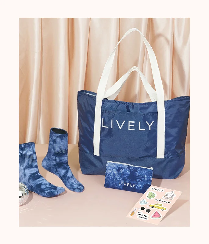 The Cyber Swag Pack: Navy/White/Blue Tie Dye