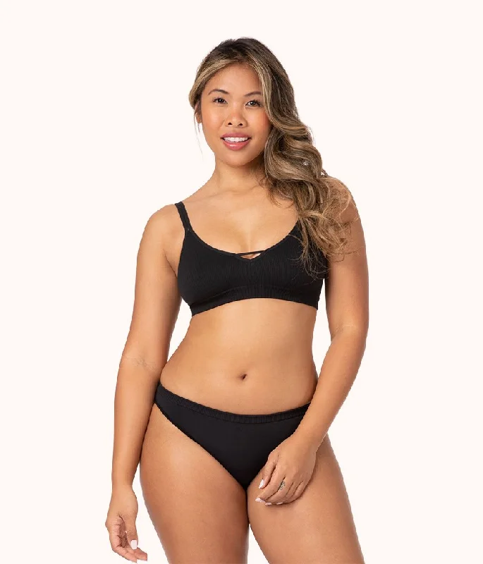 The Seamless Bikini: Jet Black