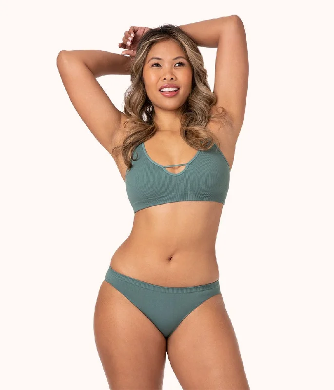 The Seamless Bikini: Harbor Green