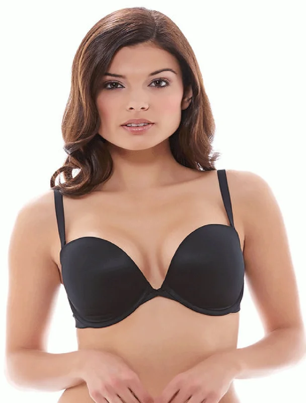 Wacoal Amazing Assets Strapless Push Up Bra, Black
