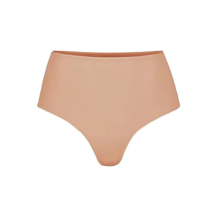 FITS EVERYBODY HIGH WAISTED THONG | OCHRE