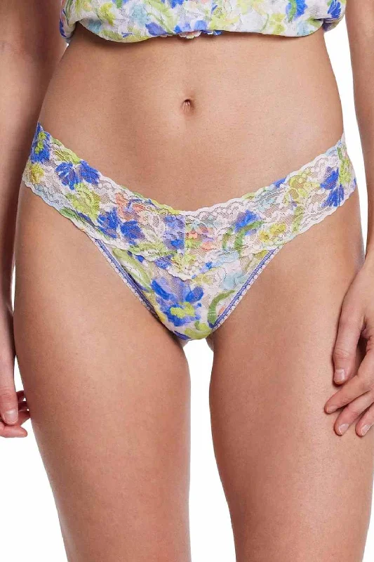 Brush Strokes Low Rise Thong