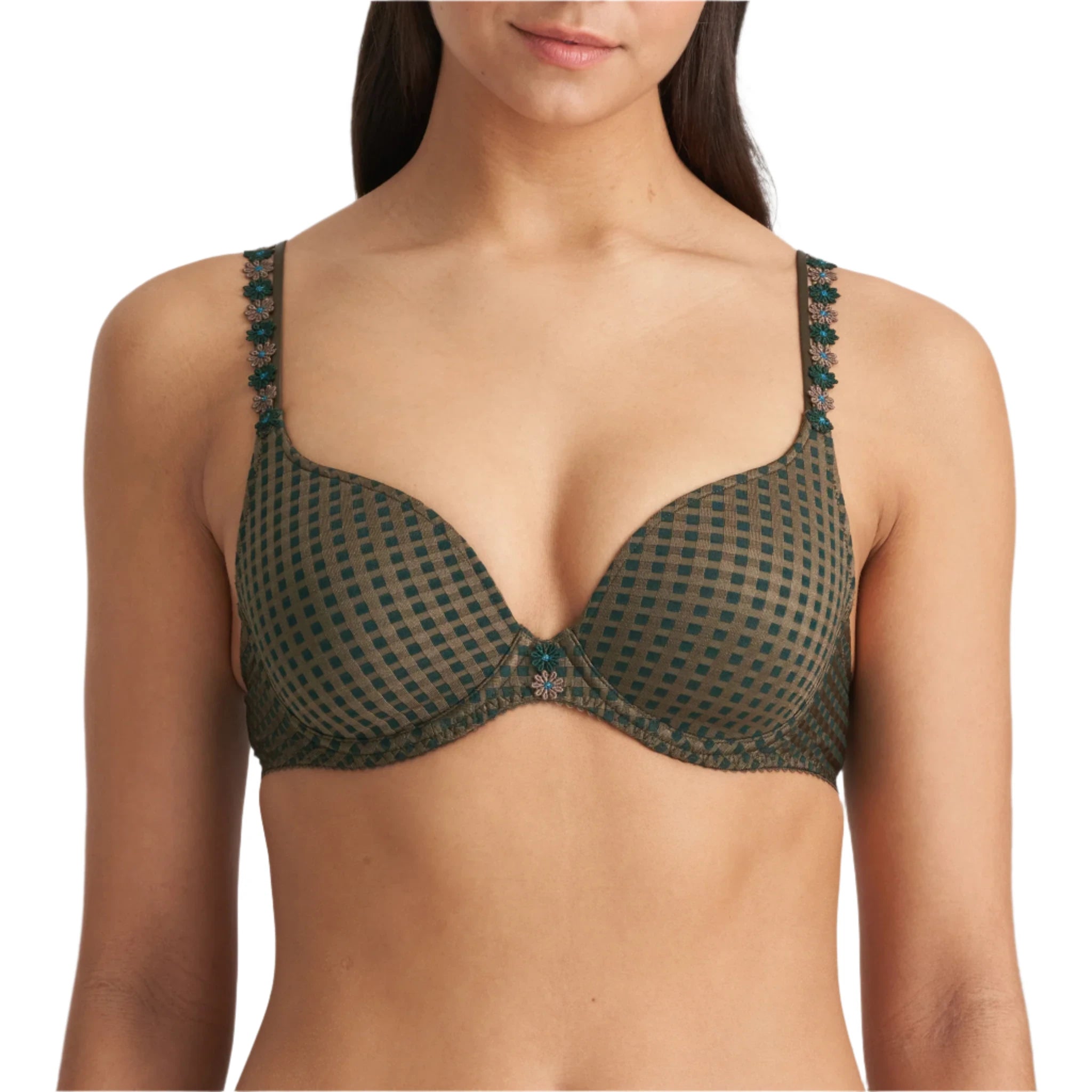 Marie Jo Avero Padded Heart Shape Convertible T-shirt Bra-Tiny Jade