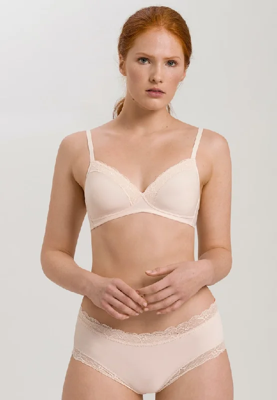 Cotton Lace Padded Soft Bra