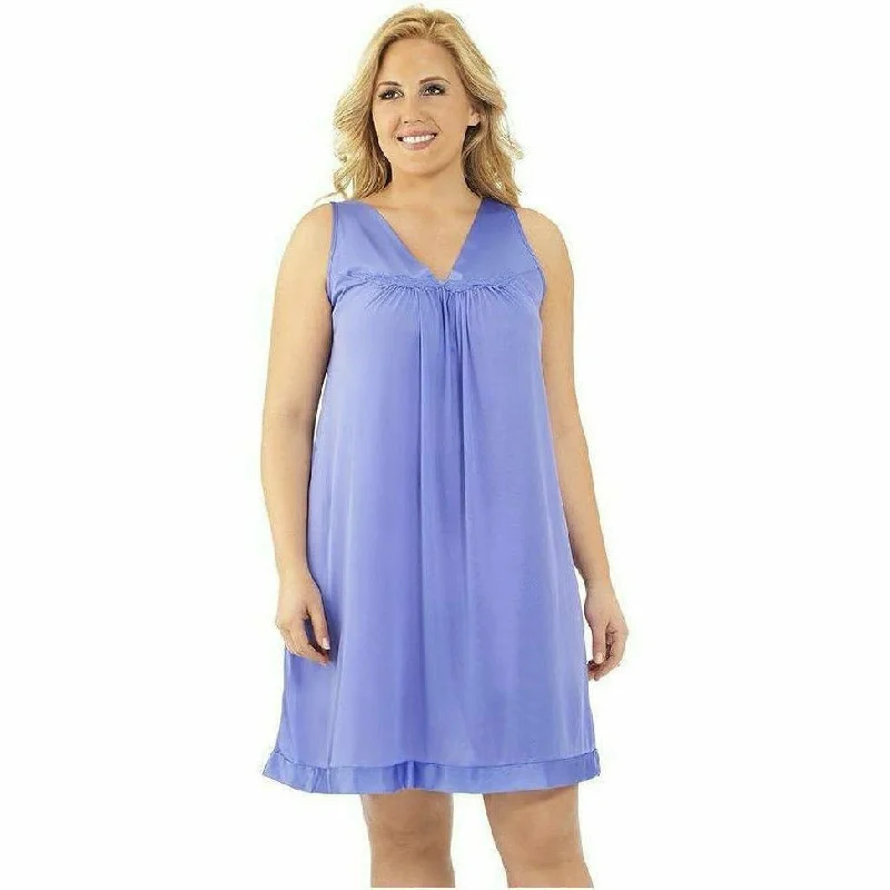 Plus Size Short Sleeveless Nightgown