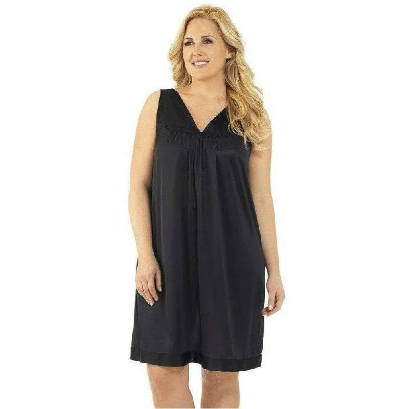 Plus Size Short Sleeveless Nightgown