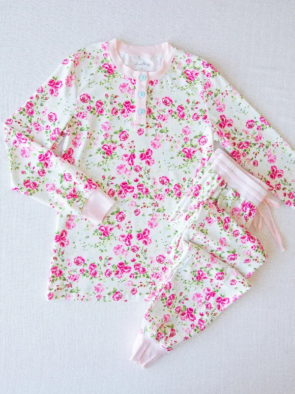Women's Jogger Set - Budding Roses