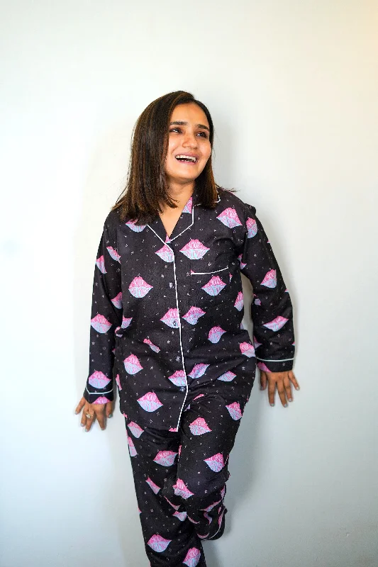 Girl Crush Black PJ Set