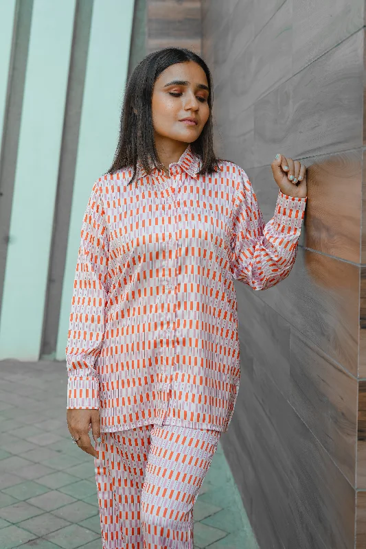 Candy Colours Geometric PJ Set