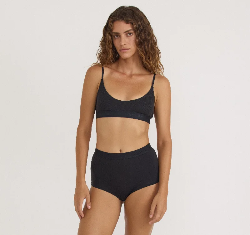 Core Rib Open Back Scoop Bralette