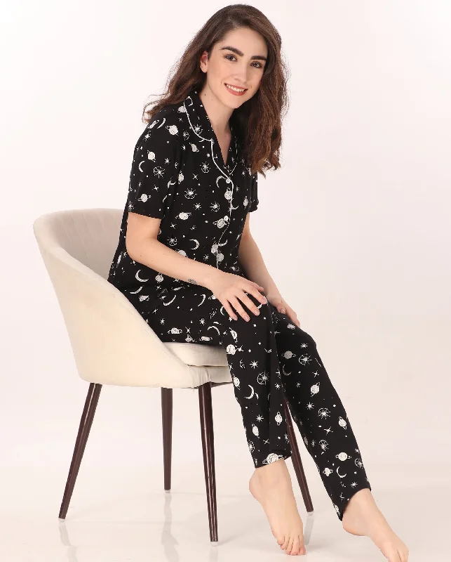 Galaxy Knitted Pj Set
