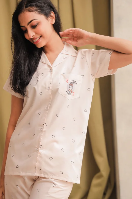 Queen of Heart PJ Set