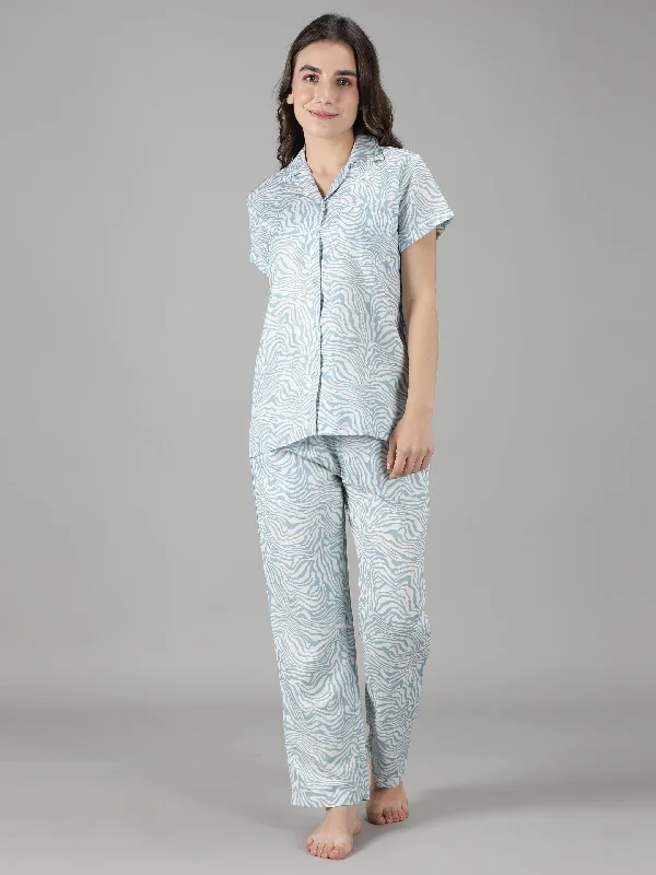 Zebra Striped Pyjama Set